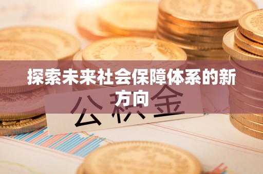 德格探索未来社会保障体系的新方向