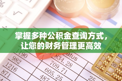 德格掌握多种公积金查询方式，让您的财务管理更高效