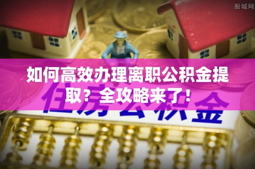 德格如何高效办理离职公积金提取？全攻略来了！