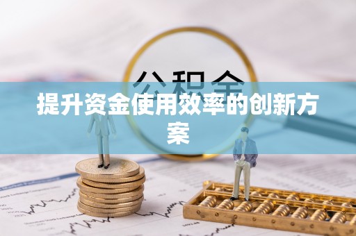 德格提升资金使用效率的创新方案