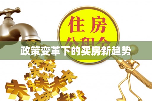 德格政策变革下的买房新趋势