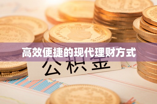 德格高效便捷的现代理财方式