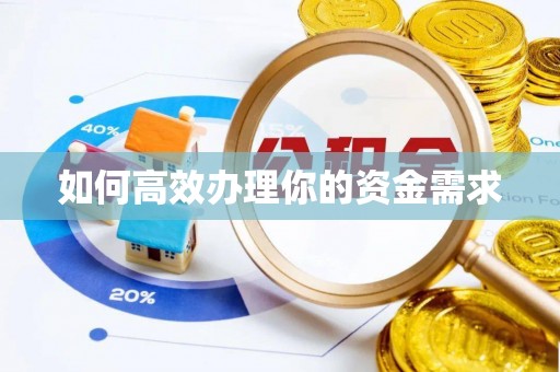 德格如何高效办理你的资金需求