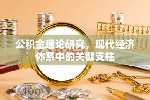 德格公积金理论研究，现代经济体系中的关键支柱