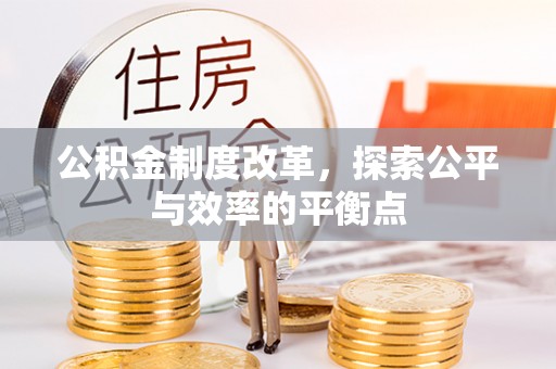 德格公积金制度改革，探索公平与效率的平衡点