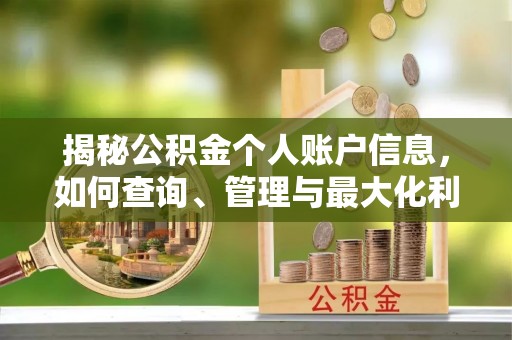德格揭秘公积金个人账户信息，如何查询、管理与最大化利用