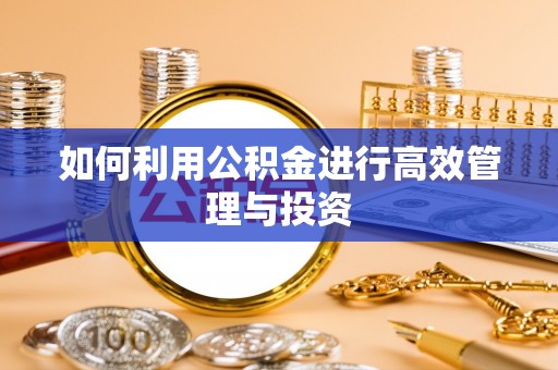 德格如何利用公积金进行高效管理与投资